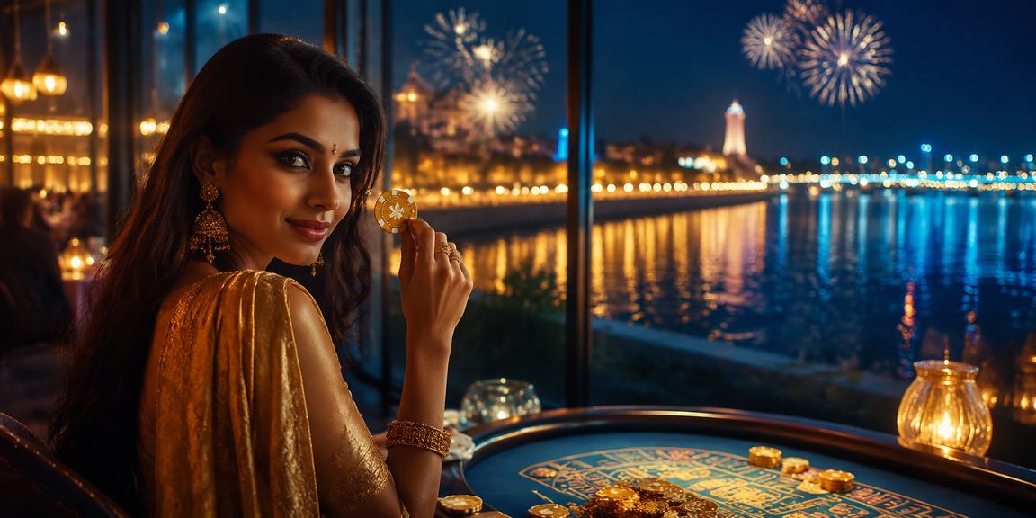 Diwali festival themed VIP promotion with festive lights and rewards